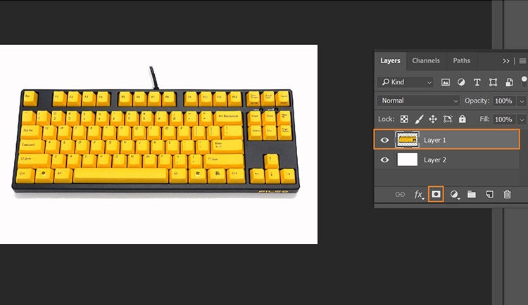 Bước 1 tạo Layer Mask