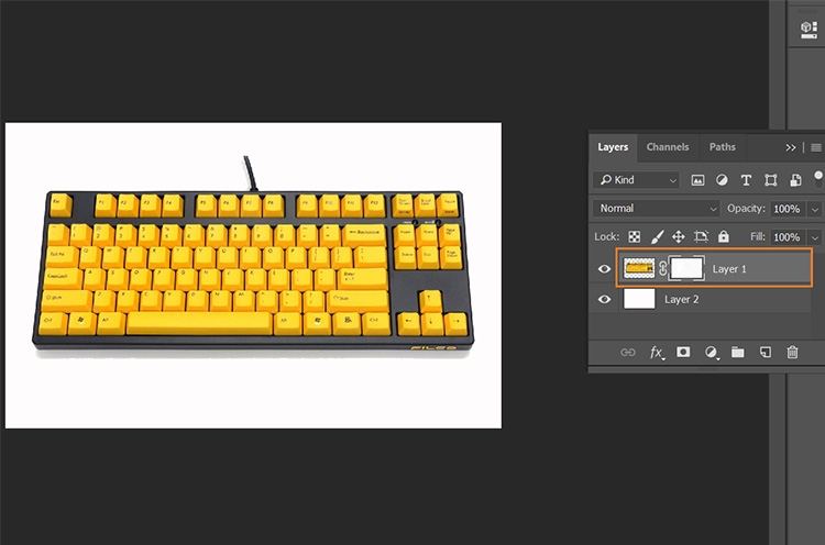 Bước 2 tạo Layer Mask